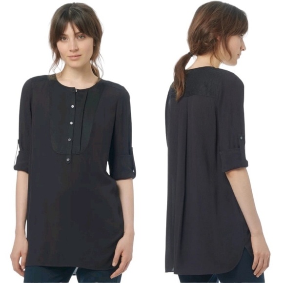 Vince Trapunto Tunic Top - Picture 1 of 14